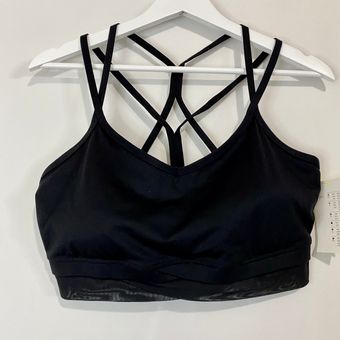 All In Motion Women's Light Support Longline Sports Bra Black Size Large  NWT - $14 New With Tags - From Extending