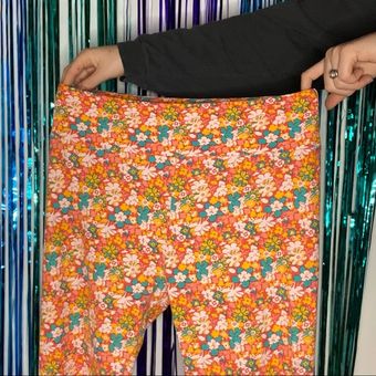 LulaRoe Floral Leggings TC