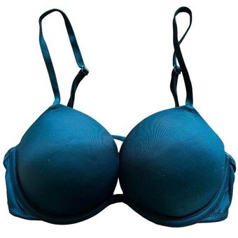 PINK - Victoria's Secret Wear Everywhere Super Push Up Bra Underwired Teal  32C Size undefined - $35 - From Pearl