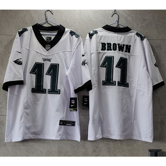 A.J. Brown Philadelphia Eagles Nike Vapor F.U.S.E. Limited Jersey - White