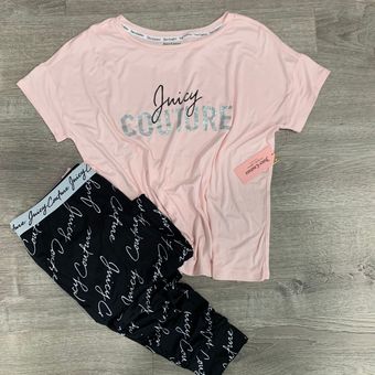 Juicy Couture NWT Pink Sleepwear Loungewear Pajama Set Jogger Style Pants  Size M - $55 (15% Off Retail) New With Tags - From Julia