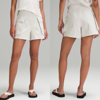 Relaxed-Fit Super-High-Rise Cargo Short 4, Women's Shorts