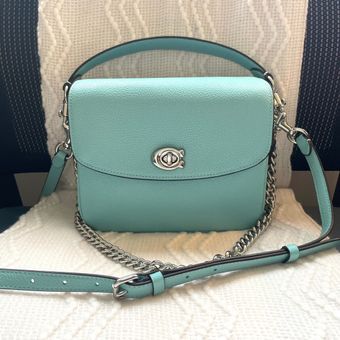 Cassie 19 Crossbody Bag - Coach - Leather - Blue