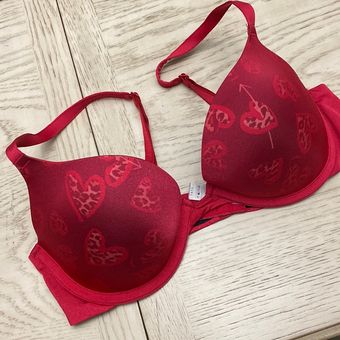 Wonderbra Valentine Heart Push Up Bra Red Size undefined - $12