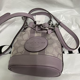 Coach C8322 Mini Dempsey Bucket Bag In Signature Jacquard With