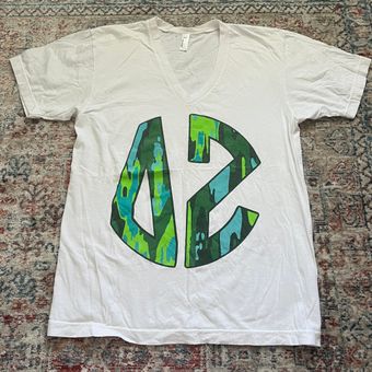 American Apparel Vintage Delta Zeta T-shirt White Size M - $13 (56