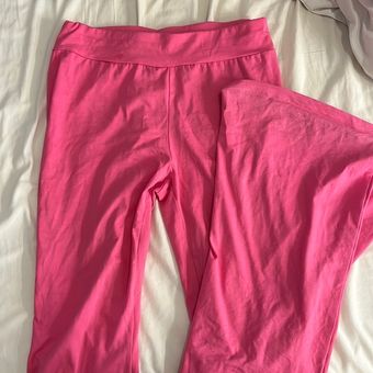 SheIn Hot pink flare leggings Size M - $4 - From Kadence