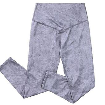 OFFLINE By Aerie The Hugger Crossover High Waisted Crackle Legging