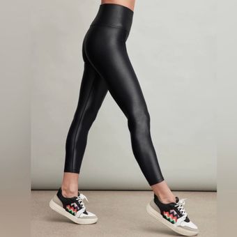 Carbon 38 Black High Waisted 7/8 Legging in Takara Shine Size Small - $75  (41% Off Retail) - From Callie