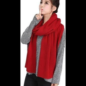 Wander Agio Women's Warm Long Shawl Winter Warm Large Scarf