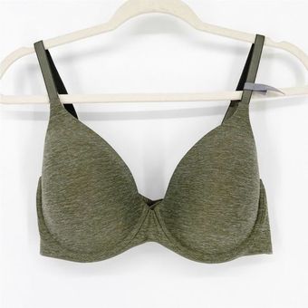 Aerie NEW Sunnie Demi Push-up Bra Heather Green 30B Size undefined