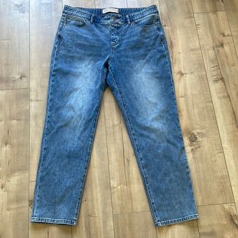 Soft Surroundings Ultimate Denim Relaxed Straight Jeans Pull On Light Wash  Sz XL - $45 - From Elizabeth