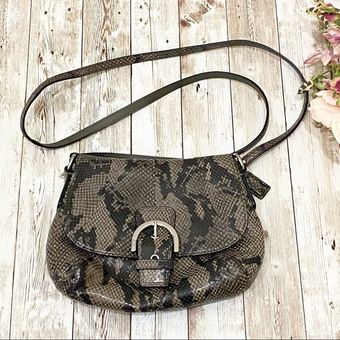 Coach Python Snakeskin Leather Crossbody Bag 44 From