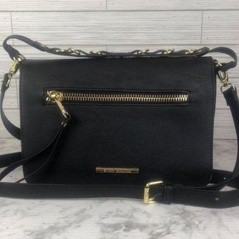 Steve Madden, Bags, Steve Madden Black Messenger Crossbody Sling Bag