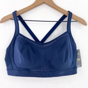 Old Navy NEW Navy Blue Maximum Support Sports Bra 38C Athletic