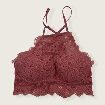 Push-up lace bralette