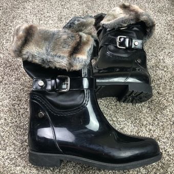 Stuart weitzman boots with clearance fur