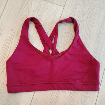 Lululemon Bordeaux Align Energy Sport Bra Red Size 8 - $38 (54% Off Retail)  - From Amit