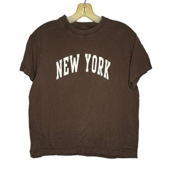 Brandy Melville John Galt Brown New York T-Shirt Size undefined