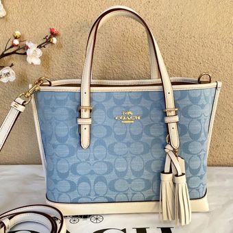 Coach Mollie Tote 25 in Signature Chambray