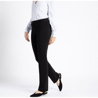 HDE Yoga Dress Pants for Women Straight Leg Pull On Pants with 8 Pockets  Brown - XL Regular - Walmart.com