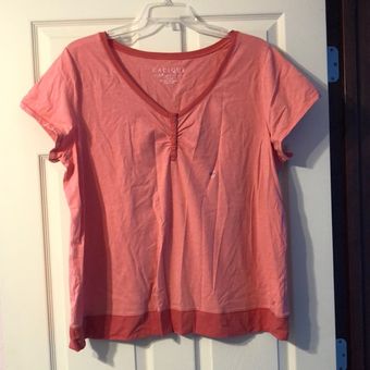 Cacique NWT Sleepwear Short Sleeve Rose Tee 22/24 Size 2X - $20 New With  Tags - From Staci