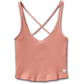 Vuori Women's Rib Crop Tank Top