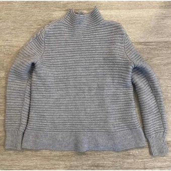 KNIT TURTLENECK SWEATER - Gray