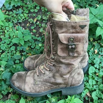Roxy combat boots outlet with pocket