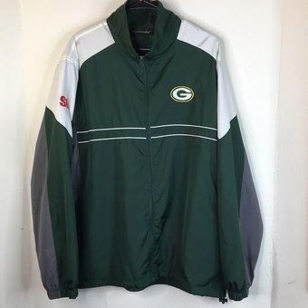 NFL Team Apparel Dunbrooke Green Bay Packers Windbreaker Jacket, Men's XL -  $46 - From Sunny