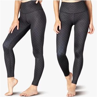 Beyond Yoga - Lux Front Runner High Waisted Legging Black Dot