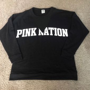 Victoria secret discount pink black sweater