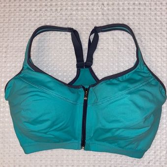 VSX Victoria's Secret Racerback Sports Bra Underwire Support Gray