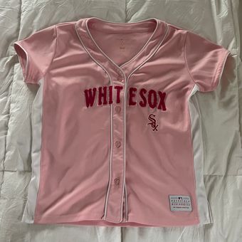 MLB Pink White Sox Jersey Size L - $39 - From Telsey