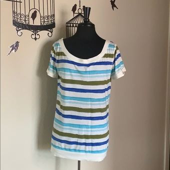 Hollister NWT Striped Scoop Tee​ Size L - $50 New With Tags - From C