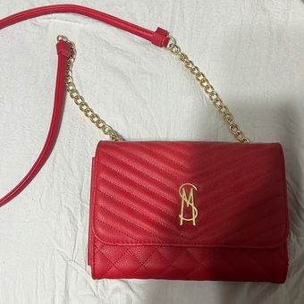 Steve Madden Envelope Clutch Purse Crossbody w/Gold Chain Shoulder