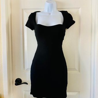 Princess Polly Black Nolan Short Sleeve Mini Dress Size 6 - $39