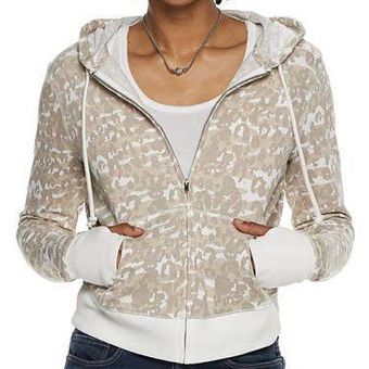 SO Lounge Life Favorite Zip Up Hoodie Tan Size XL 16 From