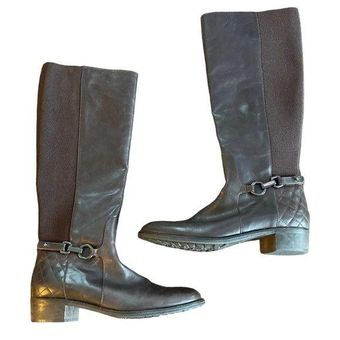 Aquatalia Oralie Brown Riding Boot Size 8 89 From MN