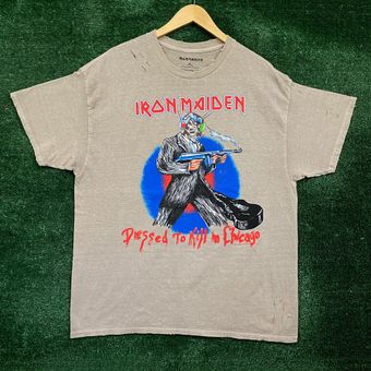 Iron Maiden Distressed Logo T-Shirt