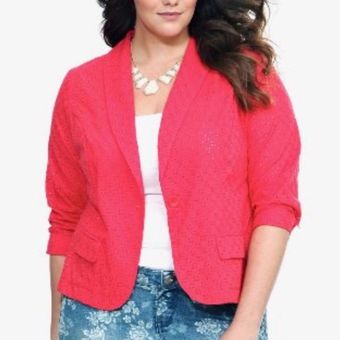 Torrid red store blazer