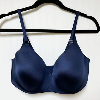 Soma Womens Vanishing Back Wireless Bra Navy Blue 36C Size undefined - $25  - From Candice