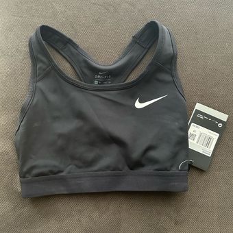 Nike women's swoosh sports bra, black, XS - $23 New With Tags - From Roberta