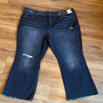 Terra & Sky Dark Boyfriend Jeans for Women