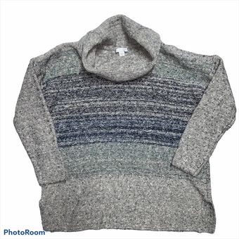 J.Jill Small Grey Textured Turtleneck Sweater - $17 - From Jena