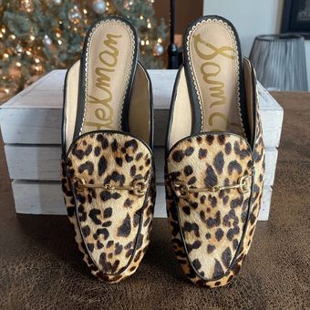 Sam edelman store leopard mule