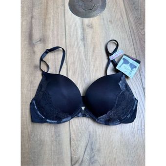Maidenform Bra 34C Black Lace Convertible Womens Lingerie Push Up NWT Size  undefined - $12 New With Tags - From Alexis