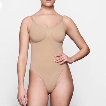 SKIMS Seamless Sculpt Brief Bodysuit Color Sienna Size L/Xl SH-BSB