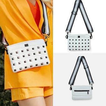 Think Royln Bum Bag Cross Body White Patent