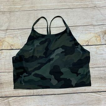 Old Navy XL Active PowerSoft Sports Bra Light Support Forest Green Camo -  $11 - From Kassie